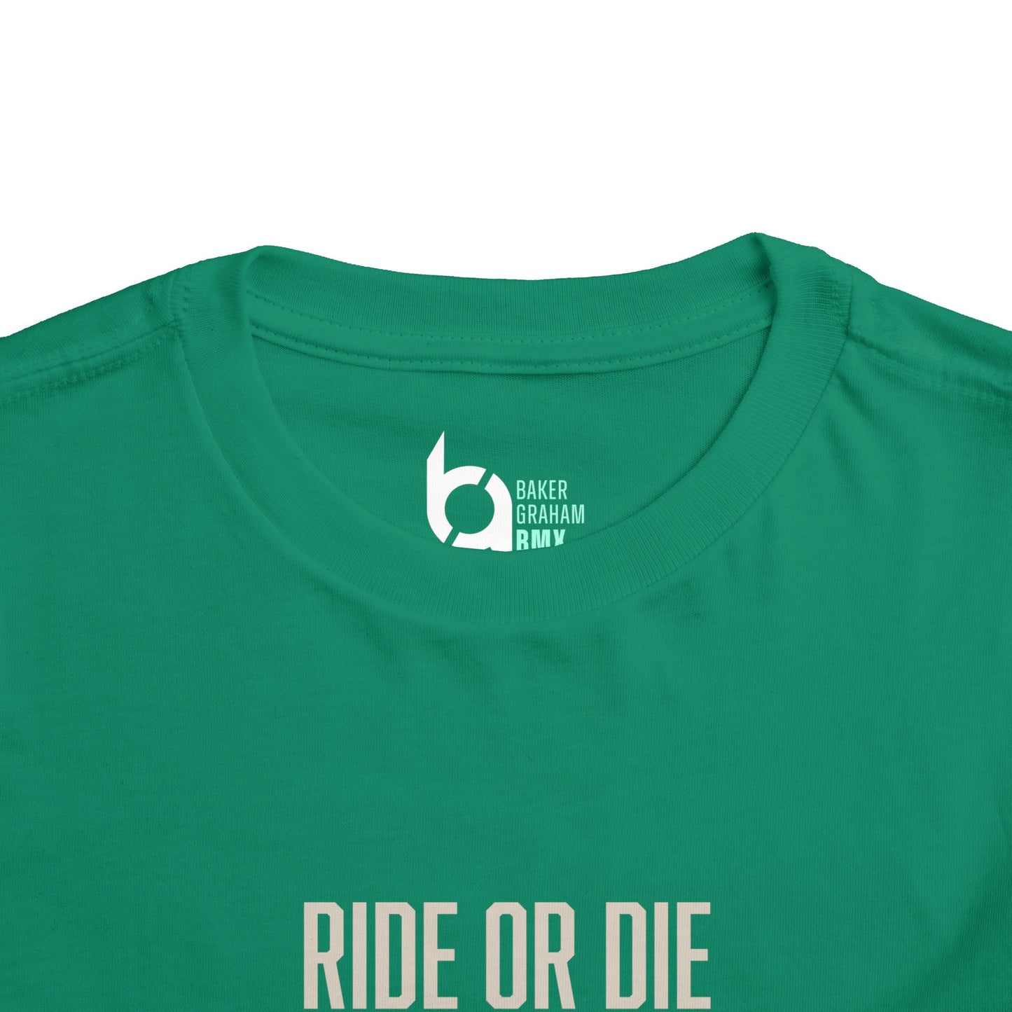 "Ride or Die" Toddler Tee - Tiffany Graphic