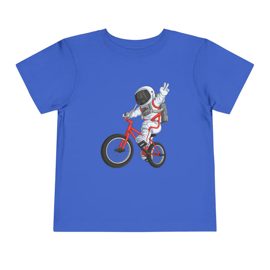 Outer Space BMX Toddler Tee - Red Graphic