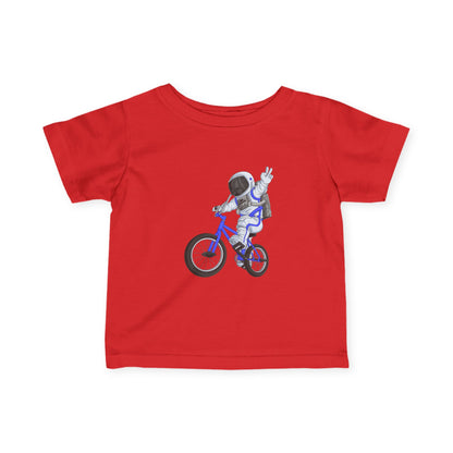 Outer Space BMX Infant Tee - Blue Graphic