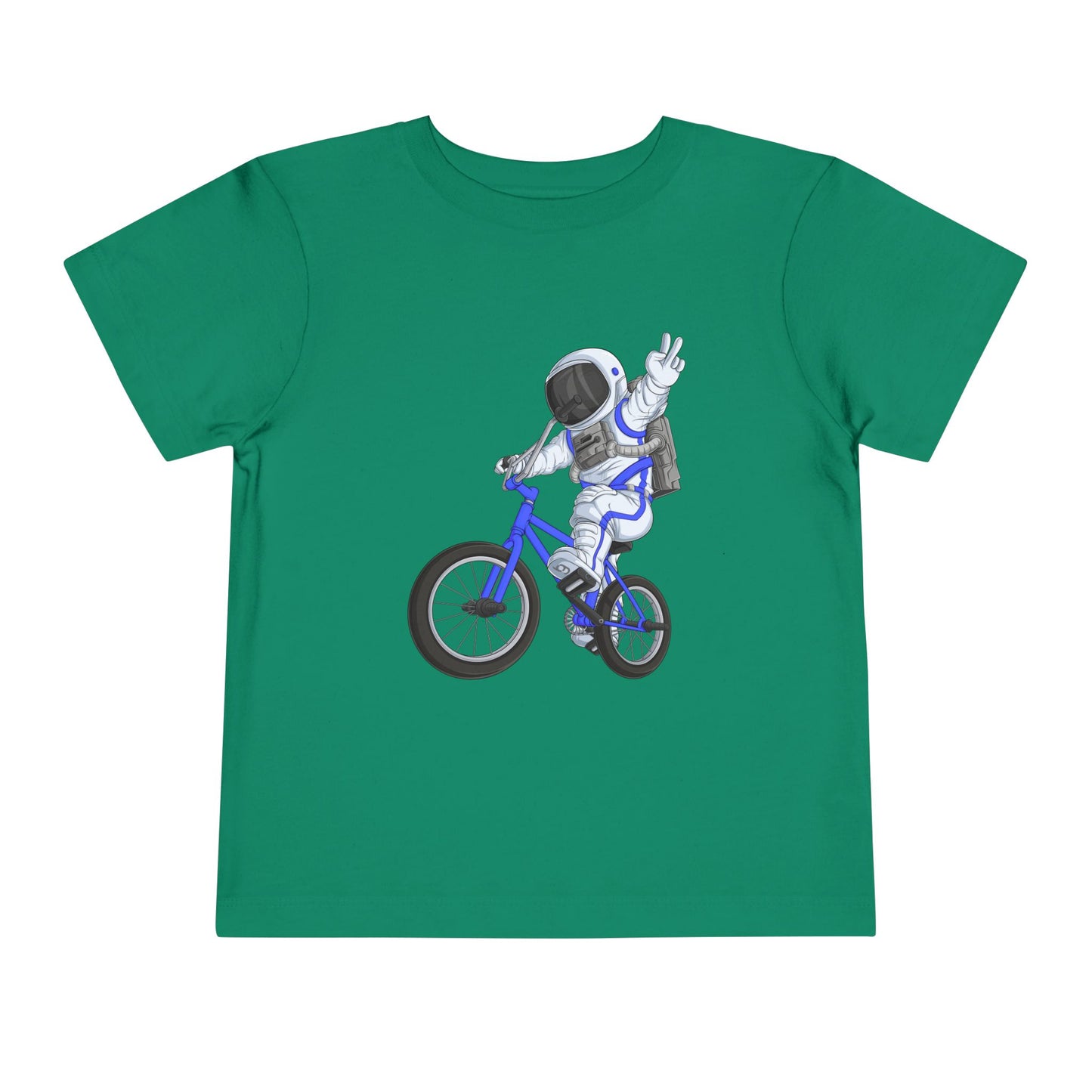 Outer Space BMX Toddler Tee - Blue Graphic