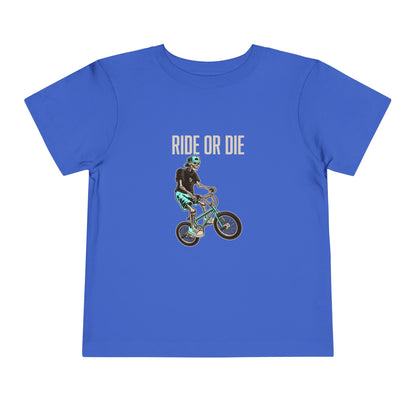 "Ride or Die" Toddler Tee - Tiffany Graphic