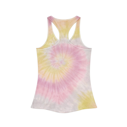 Groovy BMX Mom Tie Dye Racerback Tank Top