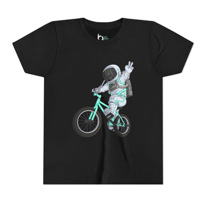 Outer Space BMX Kids Tee - Tiffany Graphic