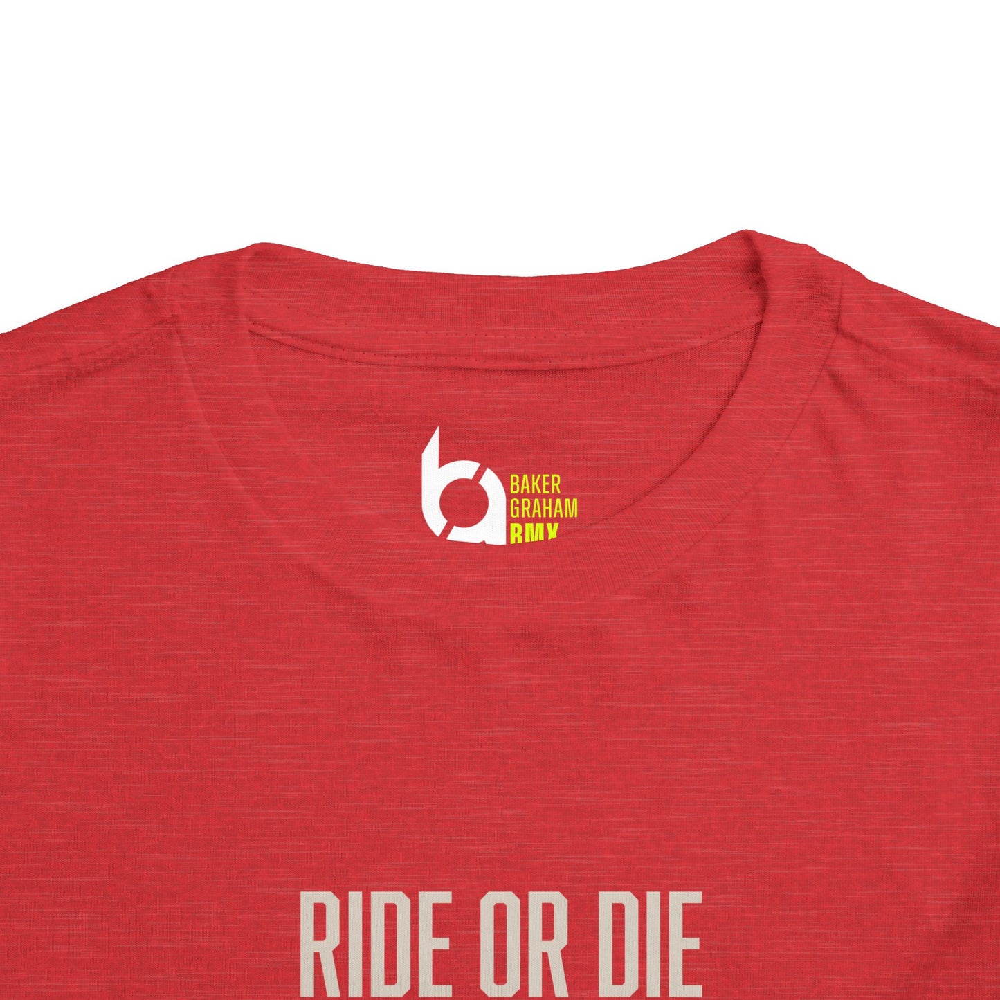 "Ride or Die" Toddler Tee - Chartreuse Graphic