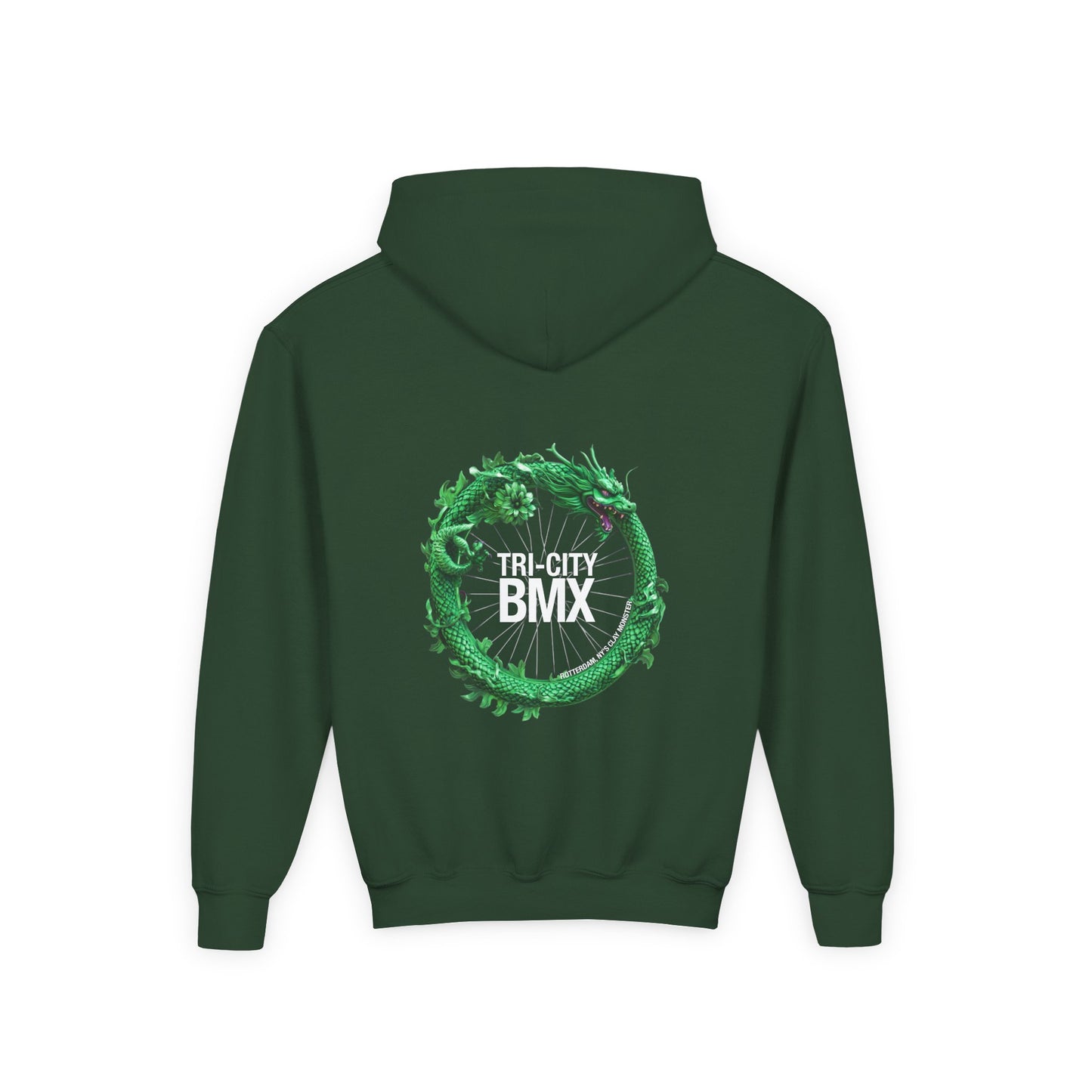 Kids Tri-City BMX Dragon Wheel Hoodie