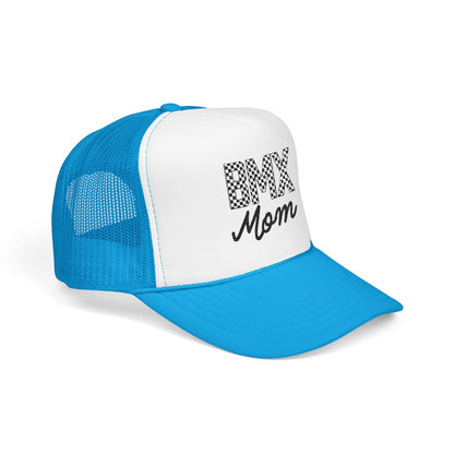 Checkered BMX Mom Foam Trucker Hat