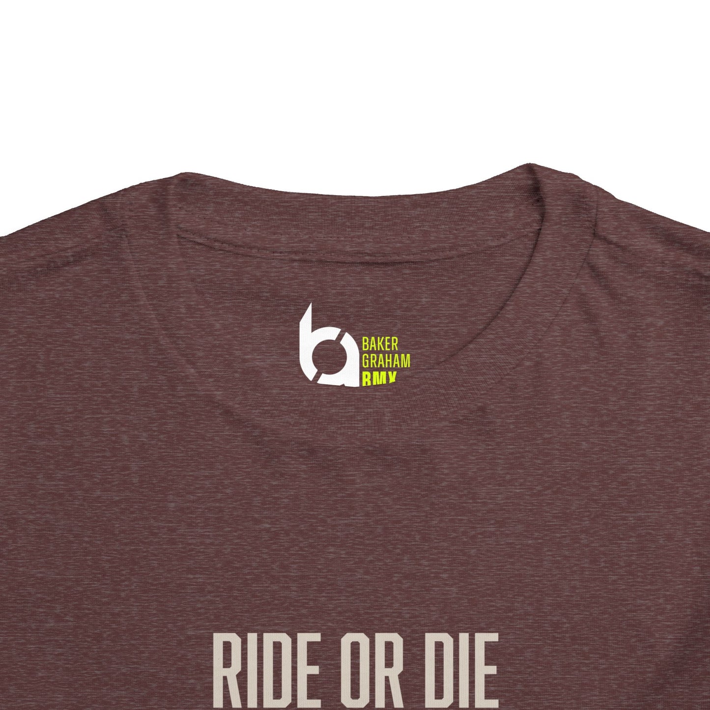 "Ride or Die" Toddler Tee - Chartreuse Graphic