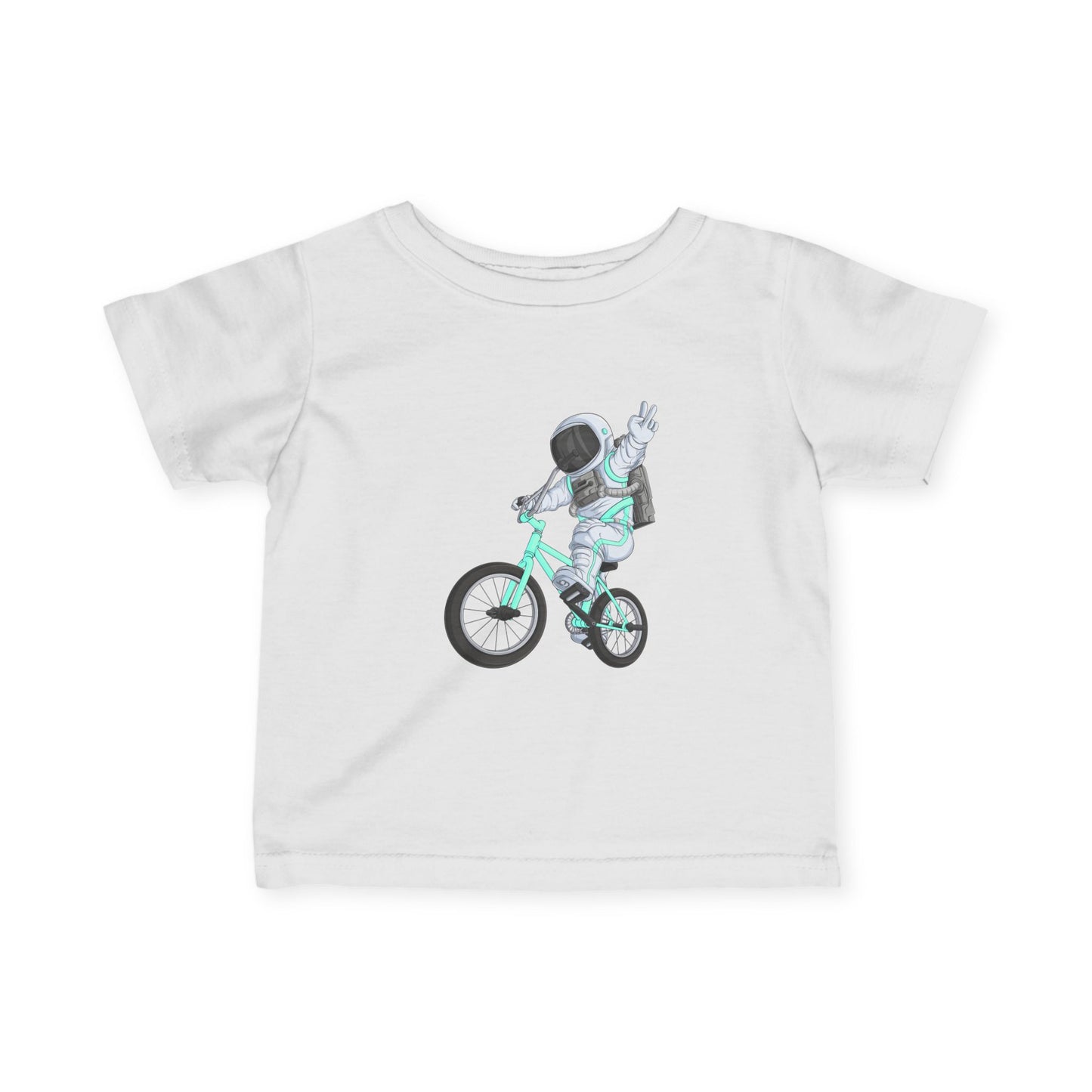 Outer Space BMX Infant Tee - Tiffany Graphic