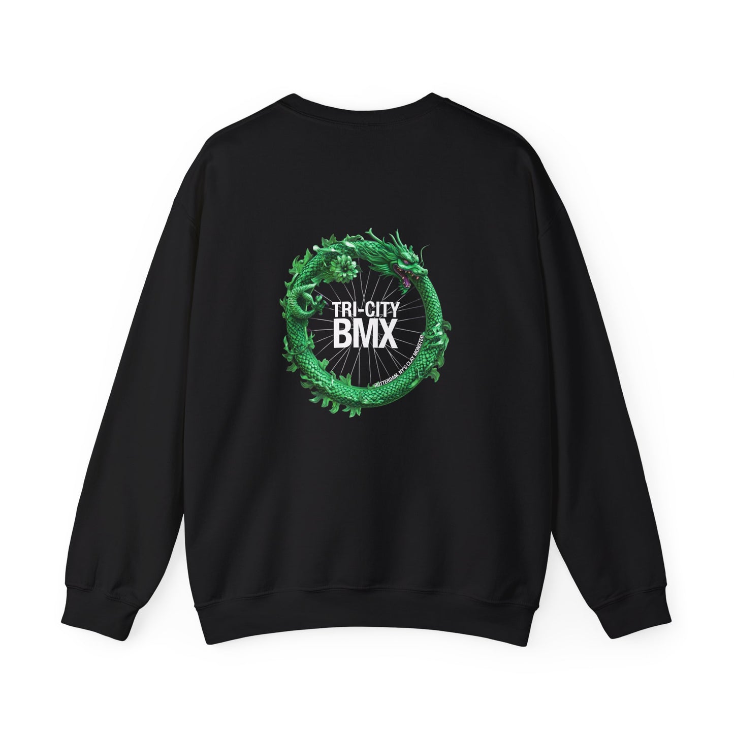 Tri-City BMX Dragon Wheel Crewneck Sweatshirt