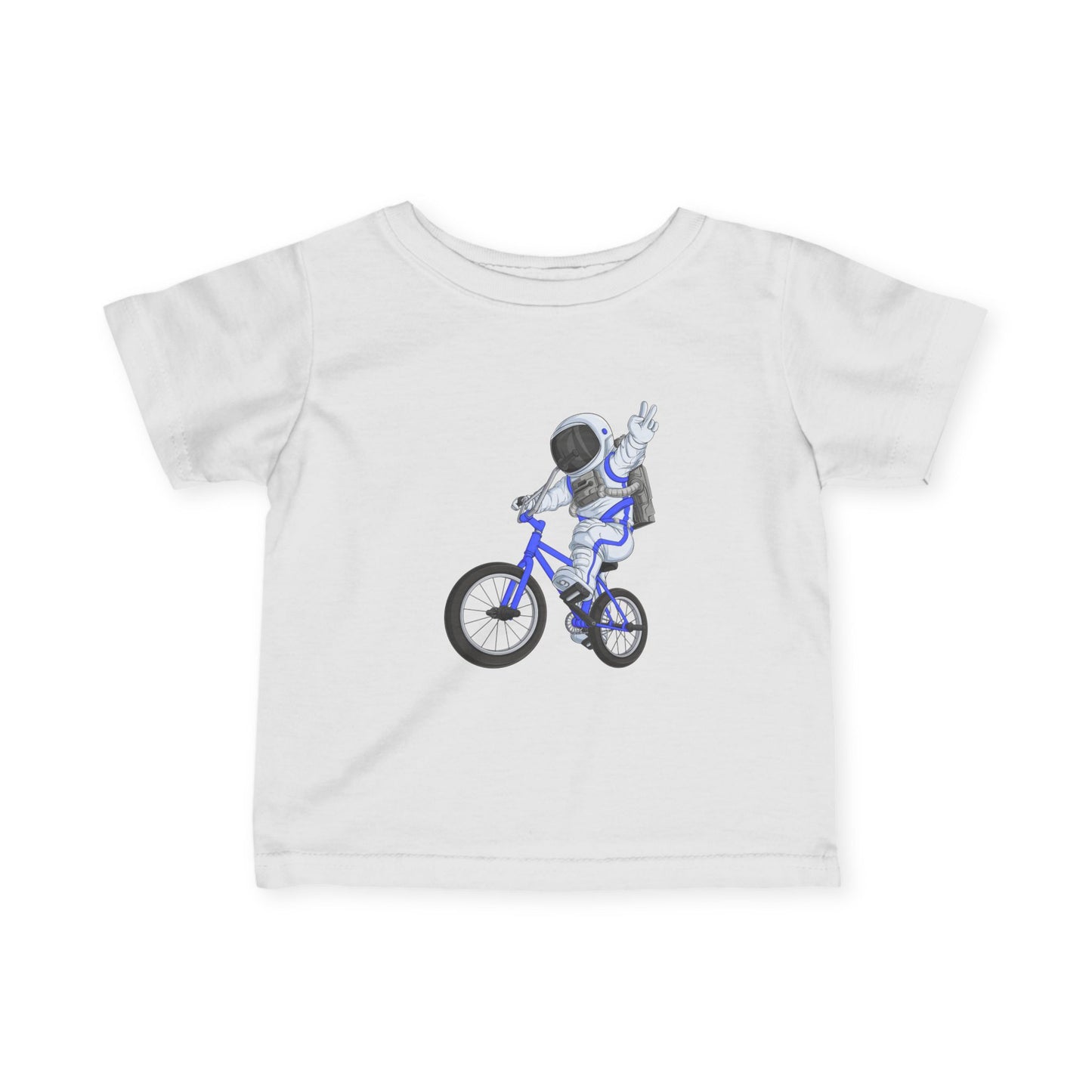 Outer Space BMX Infant Tee - Blue Graphic