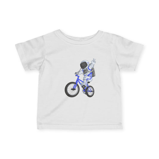 Outer Space BMX Infant Tee - Blue Graphic