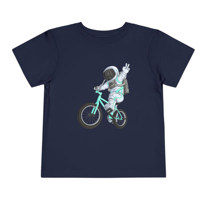 Outer Space BMX Toddler Tee - Tiffany Graphic