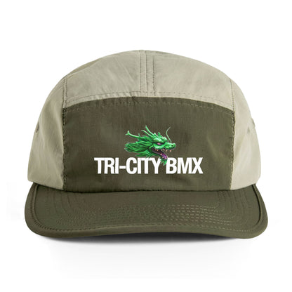 Tri-City BMX Dragon Logo Two-Tone Nylon Cap