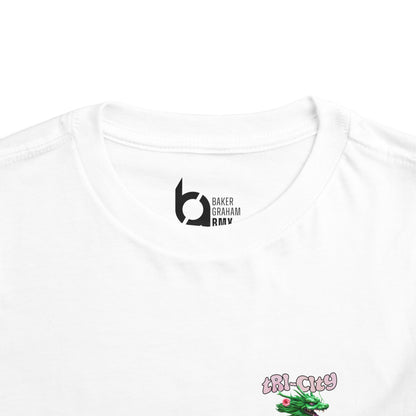 Toddler Tee — 'Tri-City Baby' Floral Graphic Kids Shirt