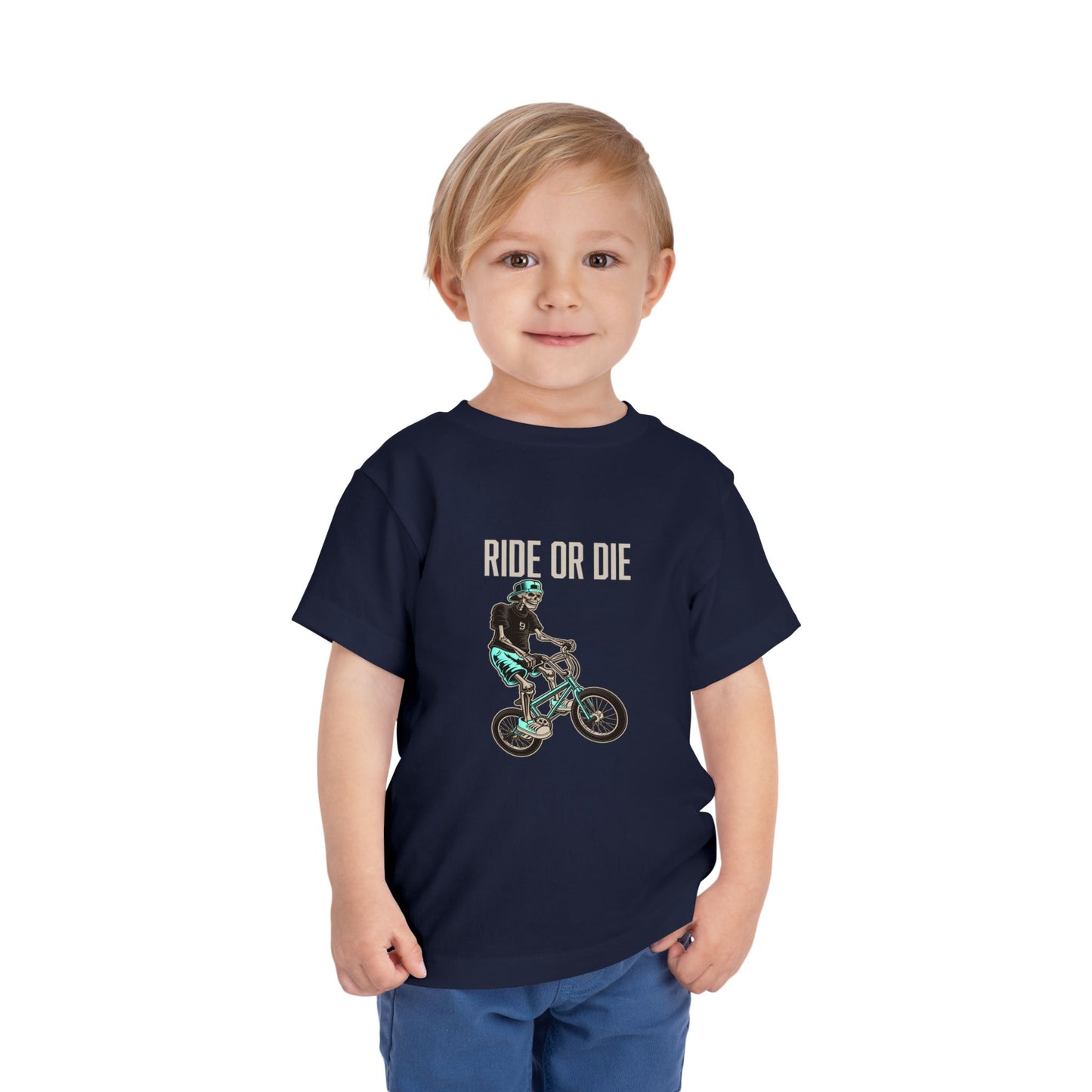 "Ride or Die" Toddler Tee - Tiffany Graphic
