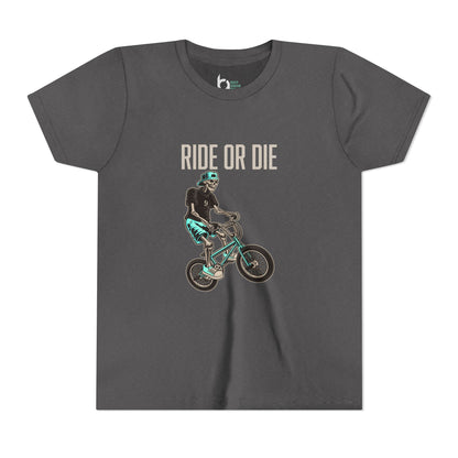 "Ride or Die" Kids Tee - Tiffany Graphic