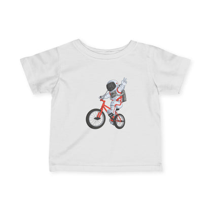 Outer Space BMX Infant Tee - Red Graphic