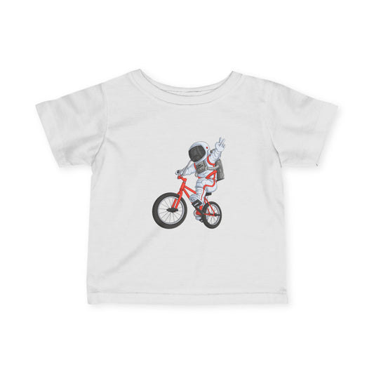 Outer Space BMX Infant Tee - Red Graphic