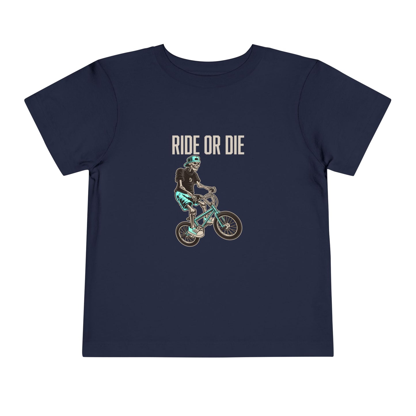 "Ride or Die" Toddler Tee - Tiffany Graphic
