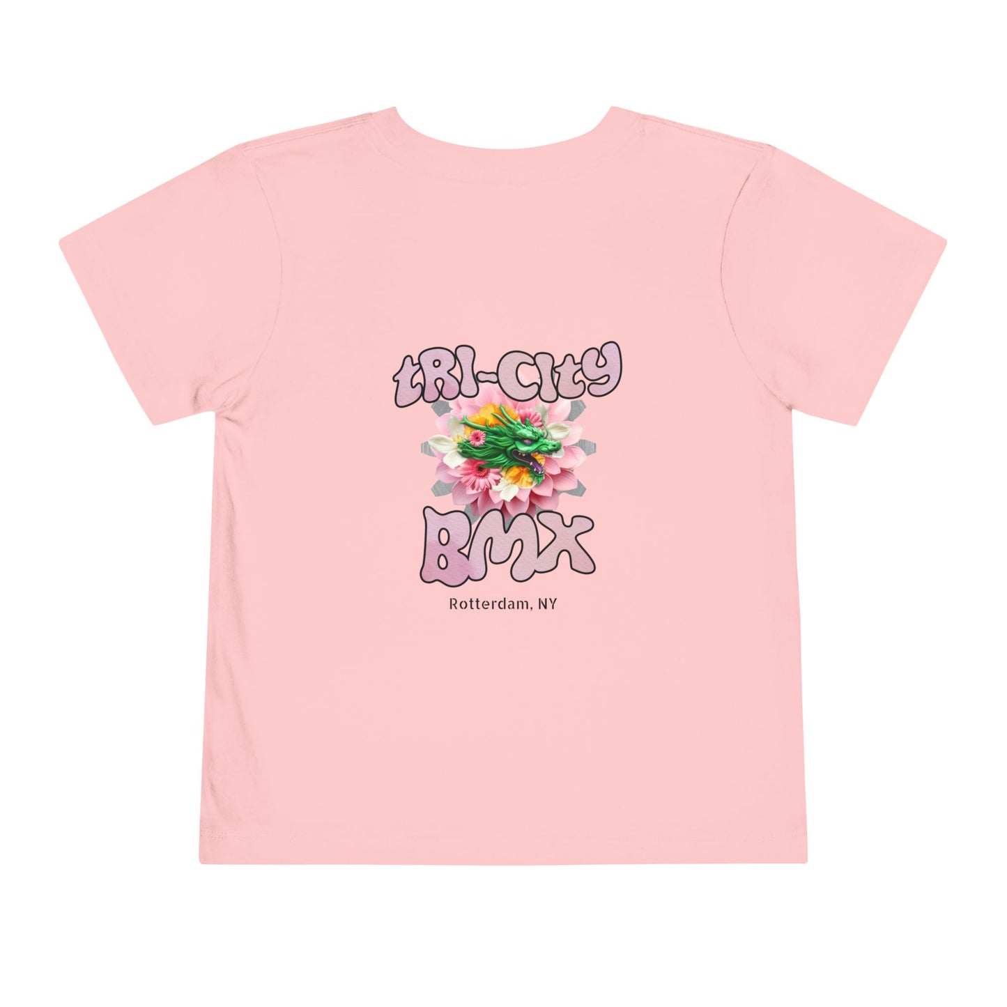 Toddler Tee — 'Tri-City Baby' Floral Graphic Kids Shirt