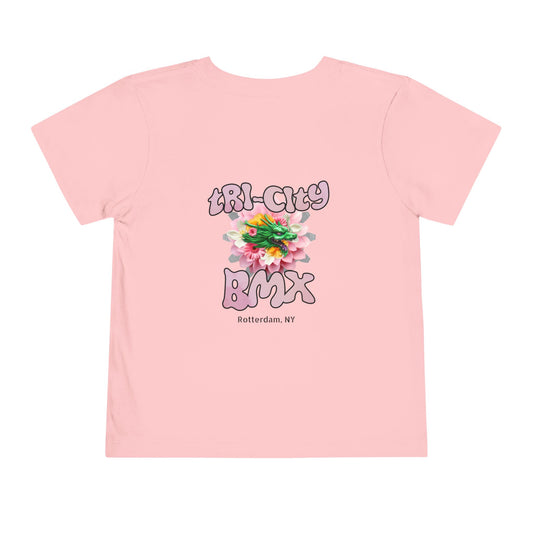 Toddler Tee — 'Tri-City Baby' Floral Graphic Kids Shirt