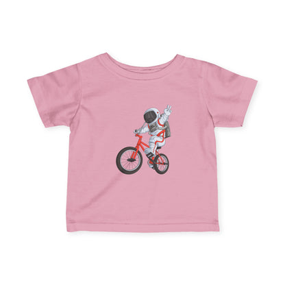 Outer Space BMX Infant Tee - Red Graphic