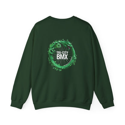 Tri-City BMX Dragon Wheel Crewneck Sweatshirt