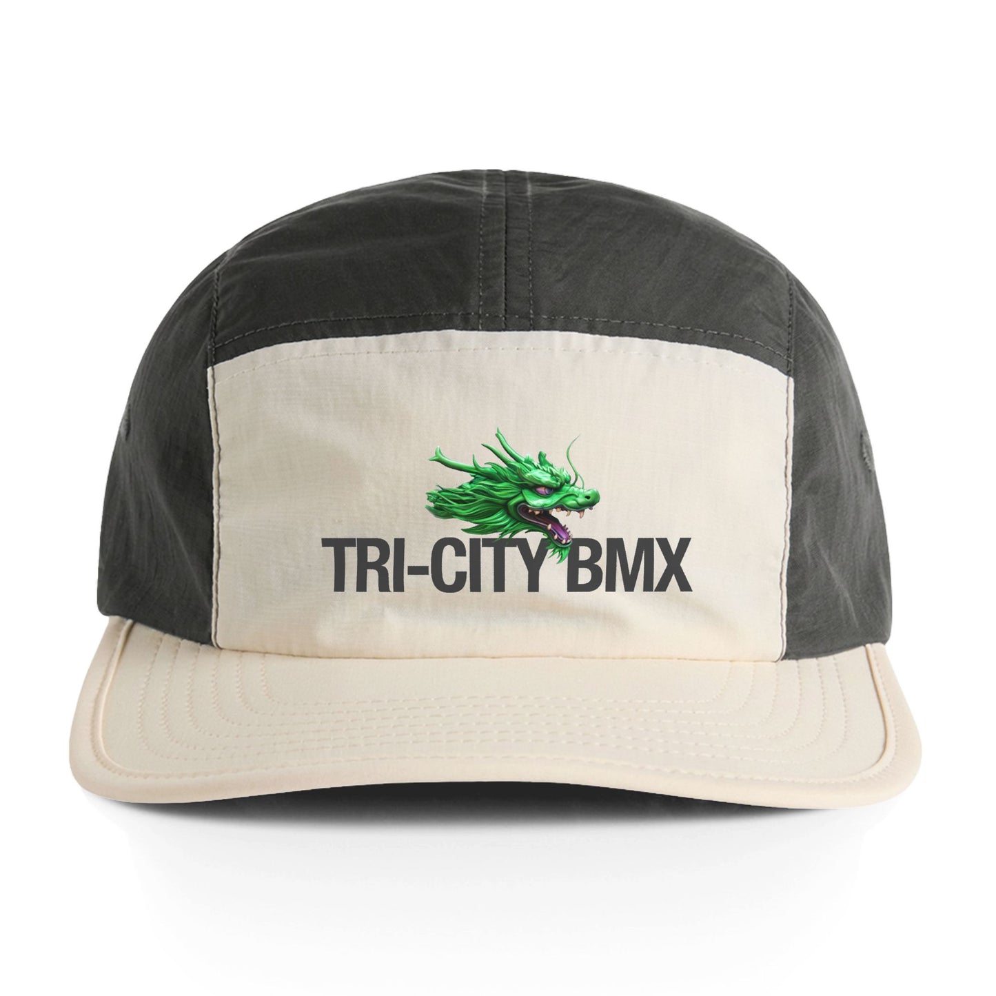 Tri-City BMX Dragon Logo Two-Tone Nylon Cap
