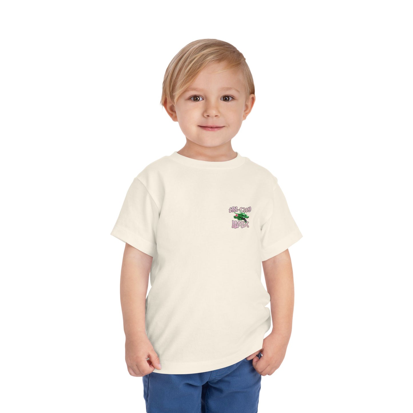 Toddler Tee — 'Tri-City Baby' Floral Graphic Kids Shirt