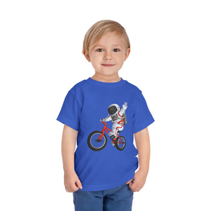 Outer Space BMX Toddler Tee - Red Graphic